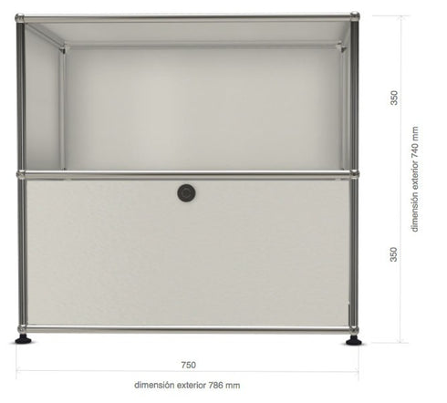 Haller Module 2 High Sideboard